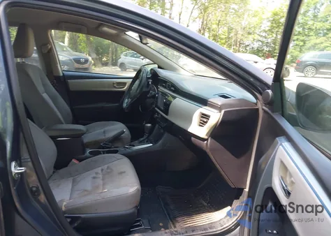 2015 Toyota Corolla Le из США, поврежденный, VIN 2T1BURHE3FC355969